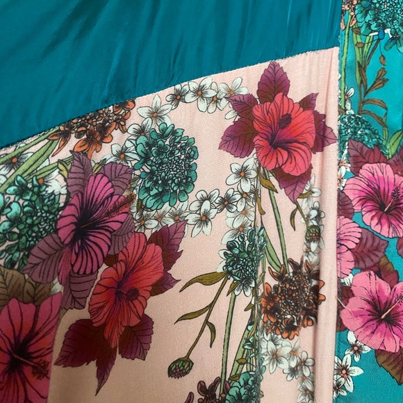 SANDRO  Floral-print silk-satin robe - Picture 7 of 8